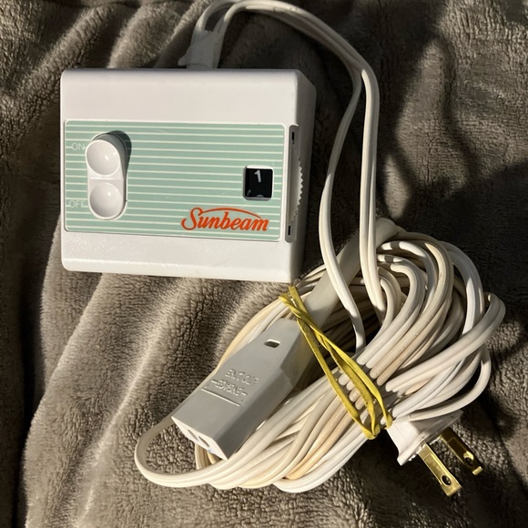Sunbeam Power Cord 16907-031 Electric Heating Blanket Dual Controller Unit Only - Picture 2 of 6